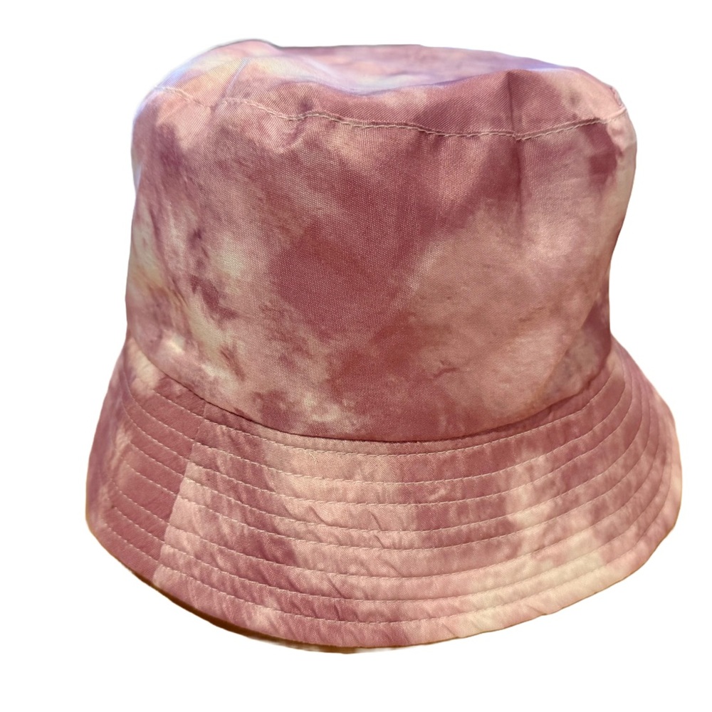 Pink & White Tie Dye Orly Bucket Hat